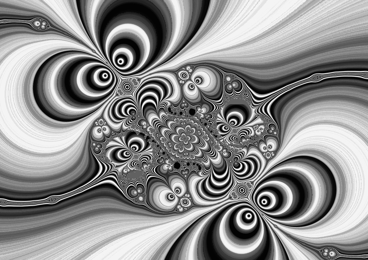 fractal abstract modern free photo