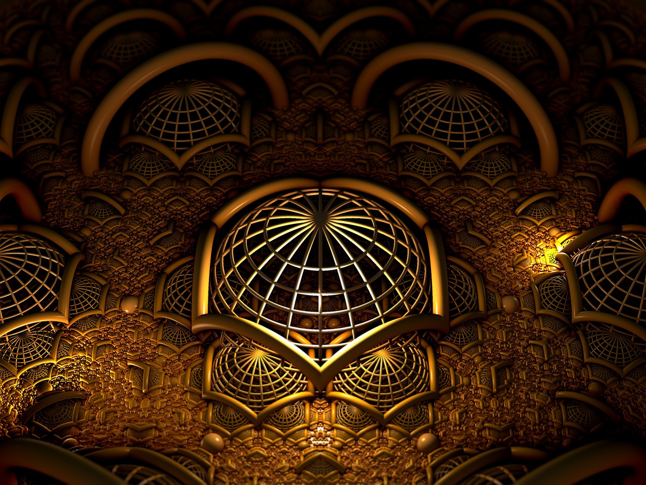 fractal 3d render free photo