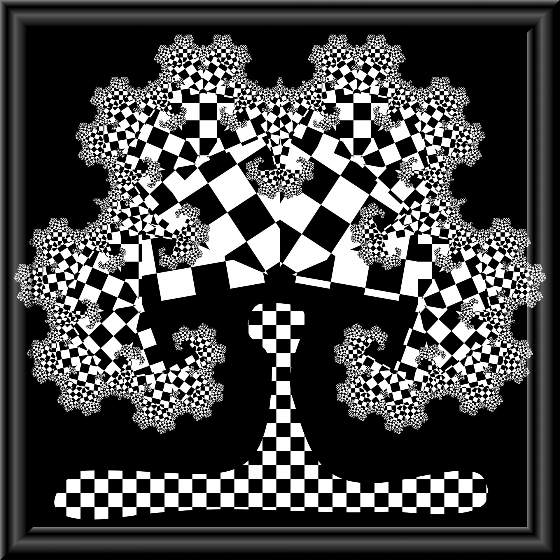 fractal 3d glass free photo