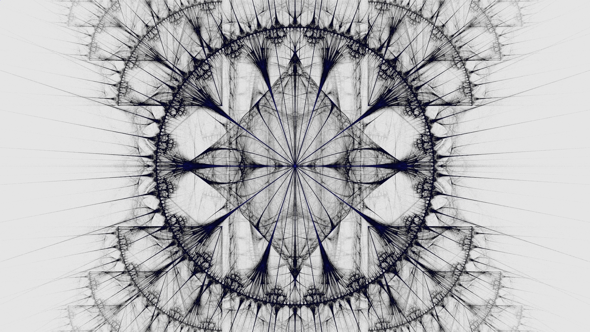 black fractal clock free photo