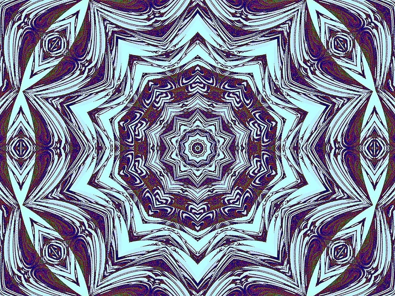fractal design blue beautiful free photo