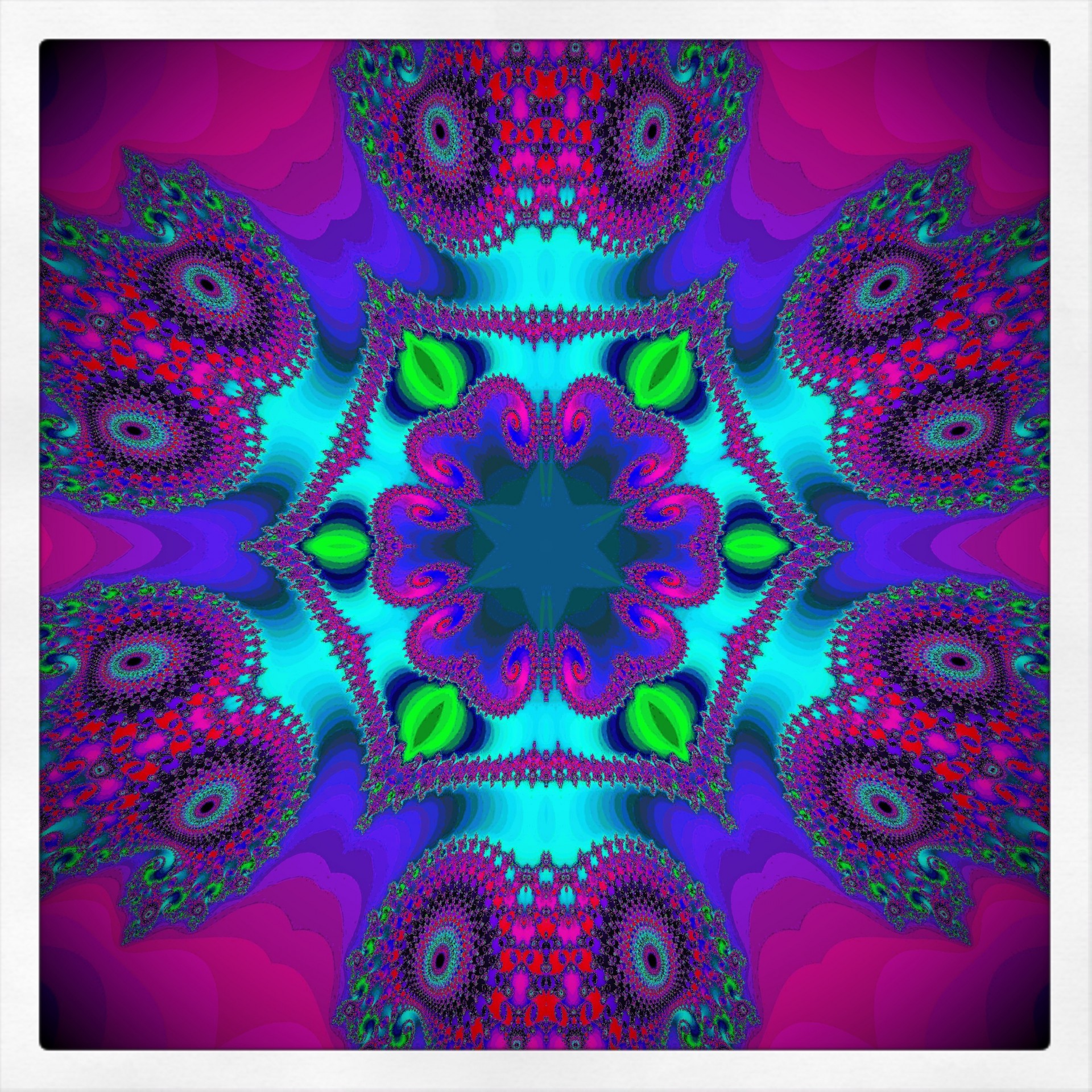 astronira fractal kaleidoscope free photo