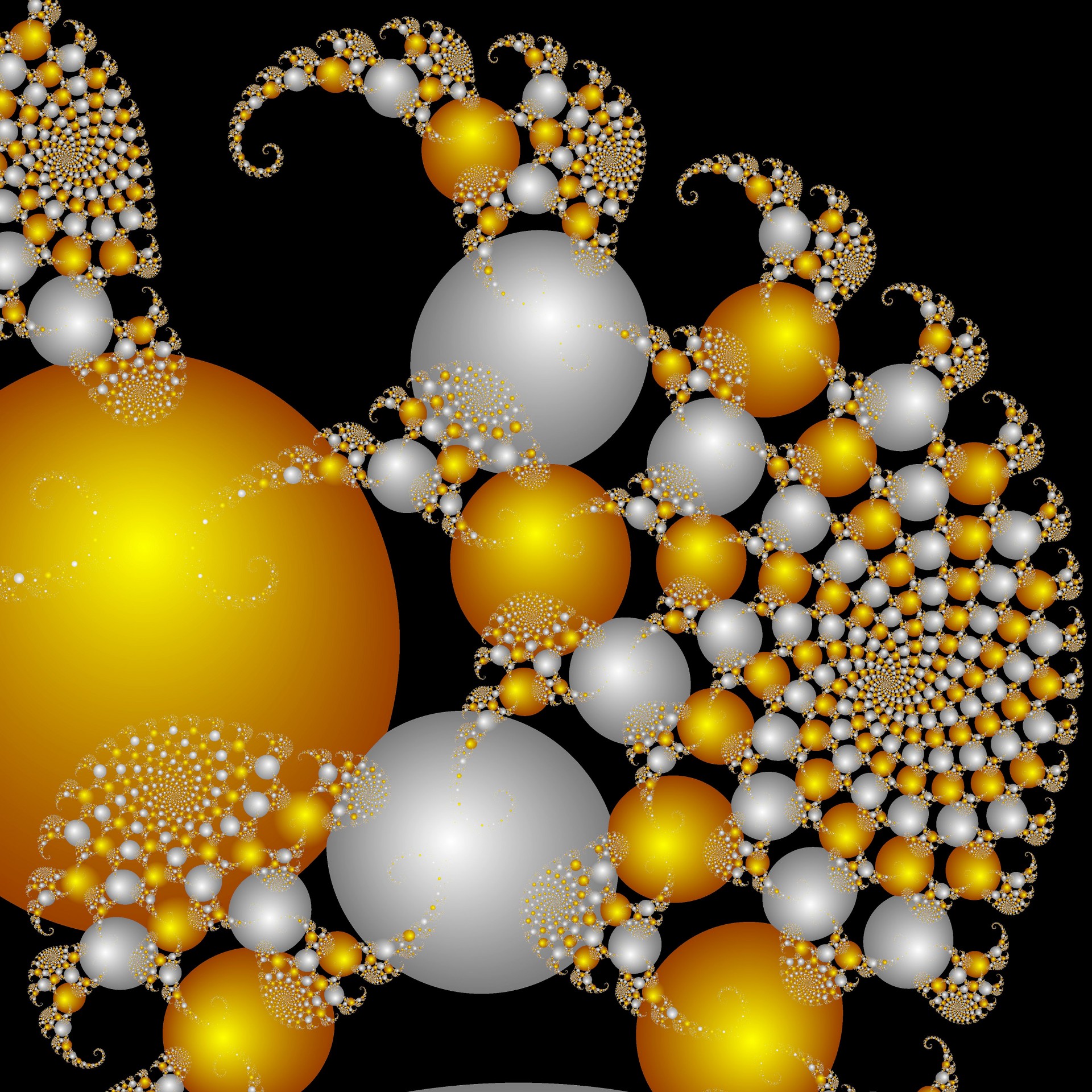 classic mandelbrot bubbles free photo