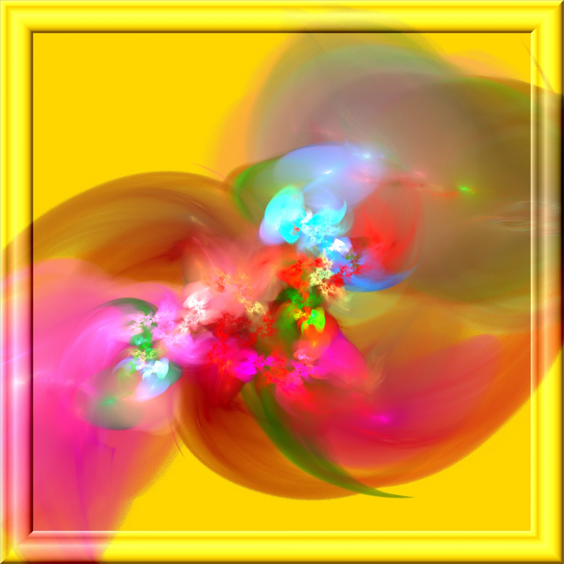 fractal painting 3d free photo