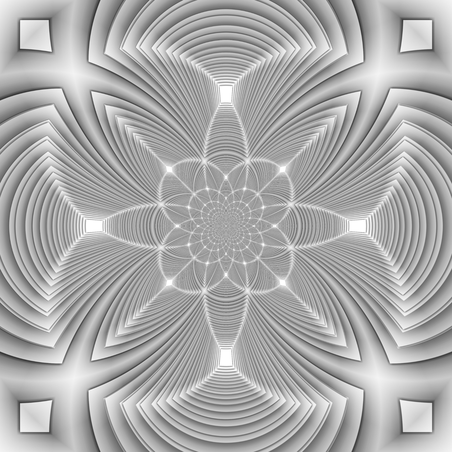 wallpaper grey fractal free photo