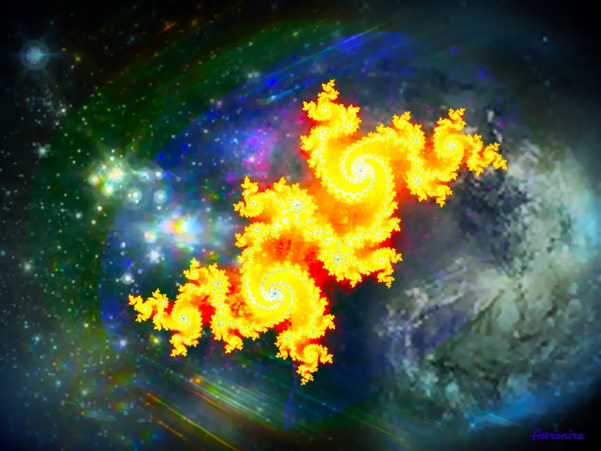 astronira fractal space free photo