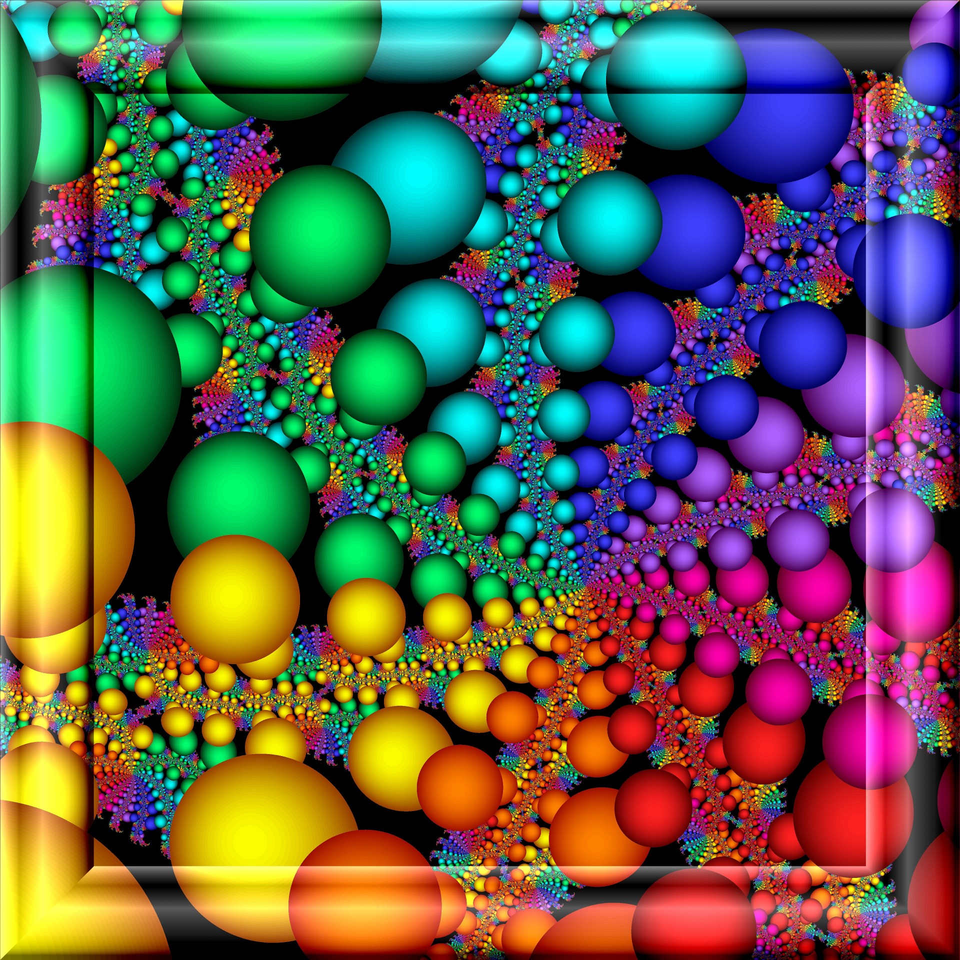 fractal spheroids 3d free photo