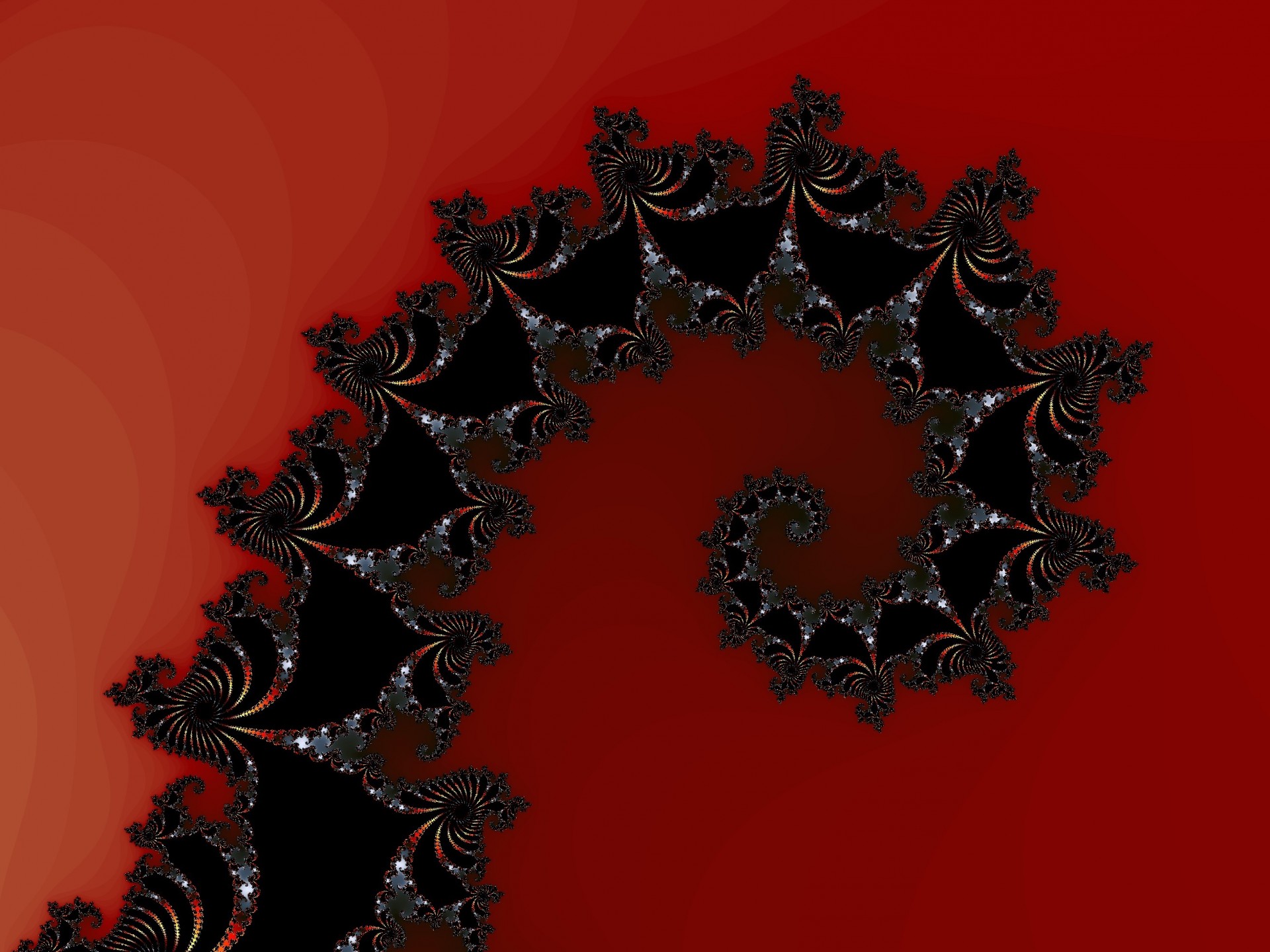 fractal black helix free photo