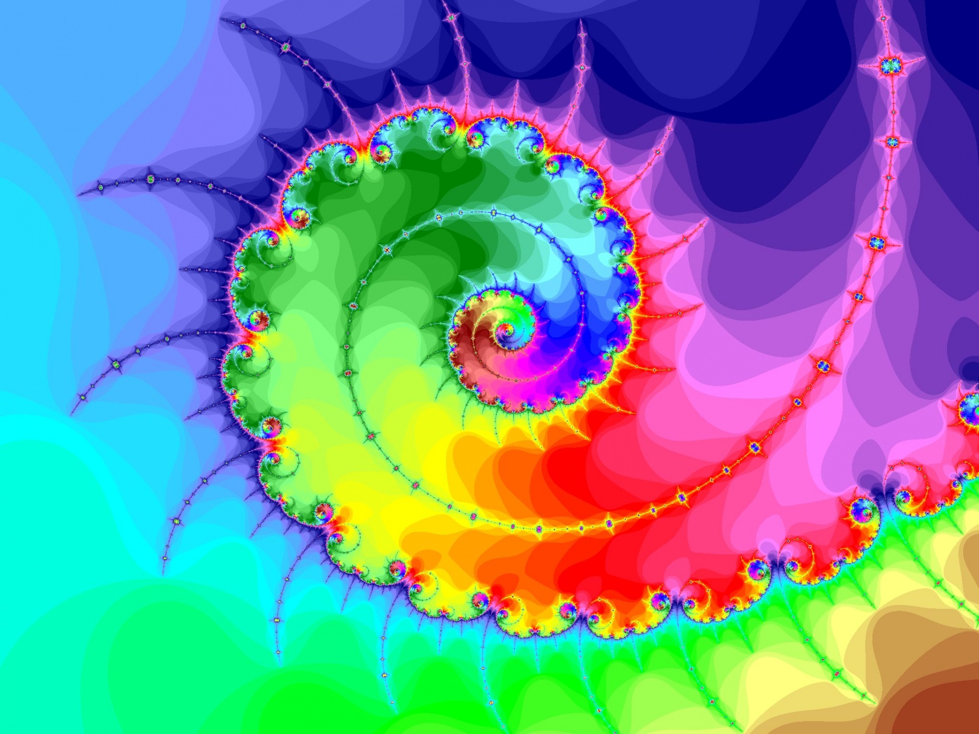 fractal rendering spiral free photo