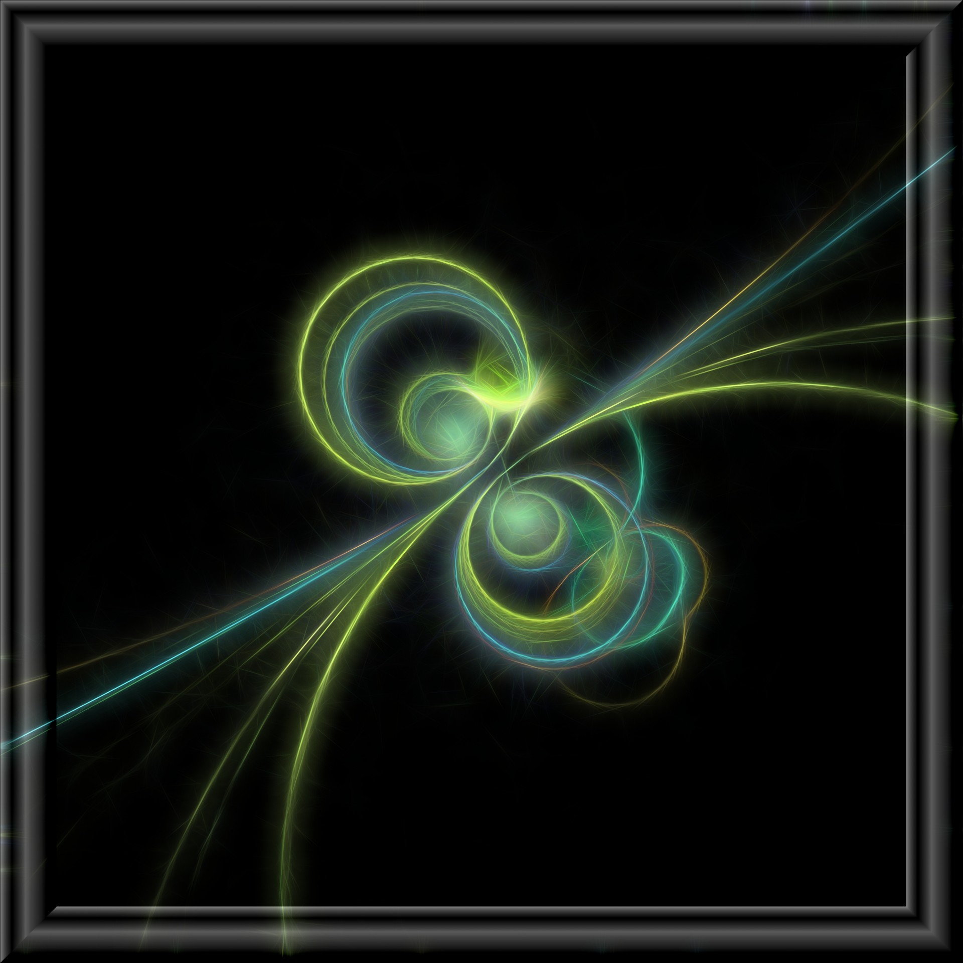 spirals black 3d free photo