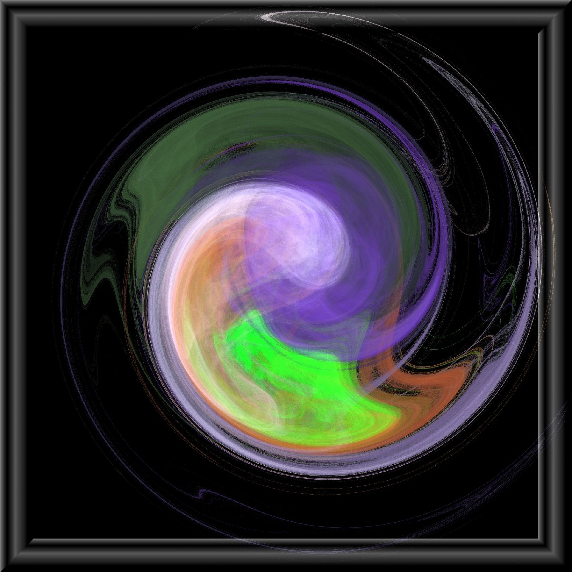 swirl 3d glass free photo