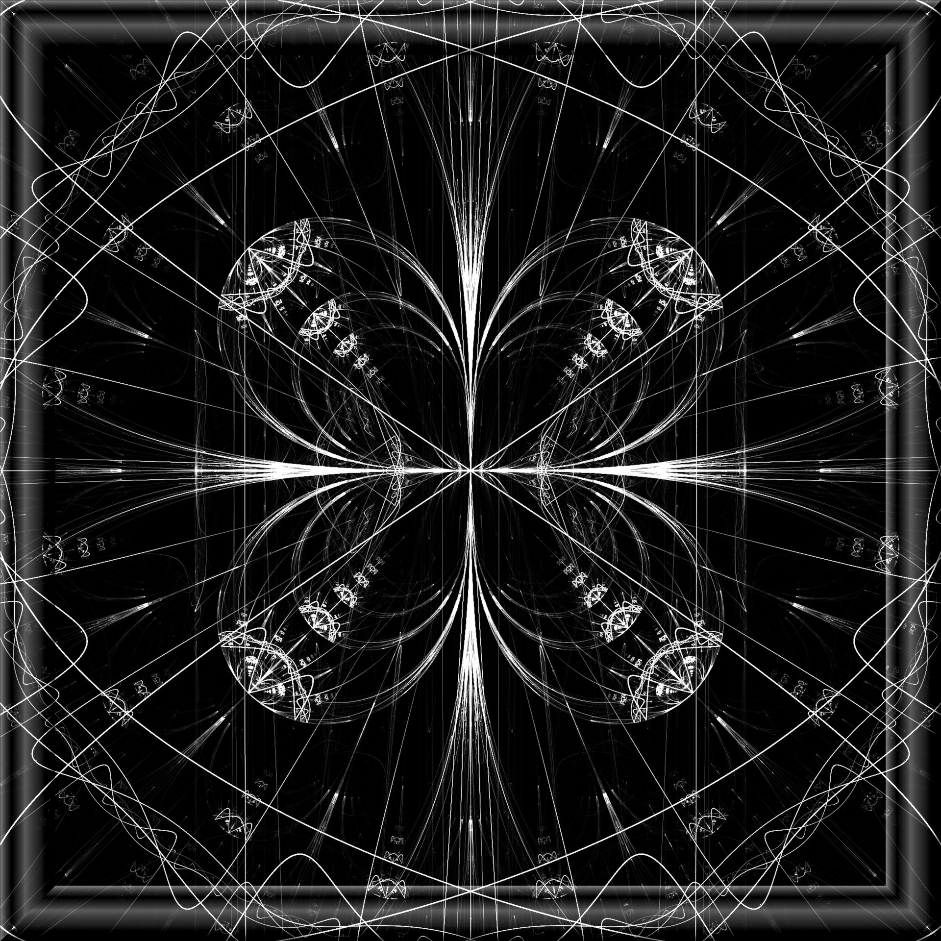 fractal symmetric drawing free photo