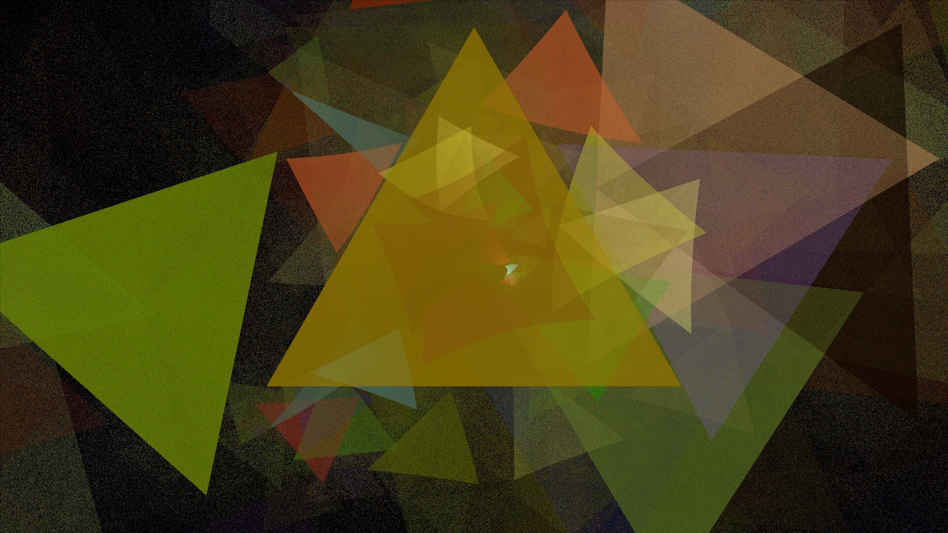 wallpaper fractal triangles free photo