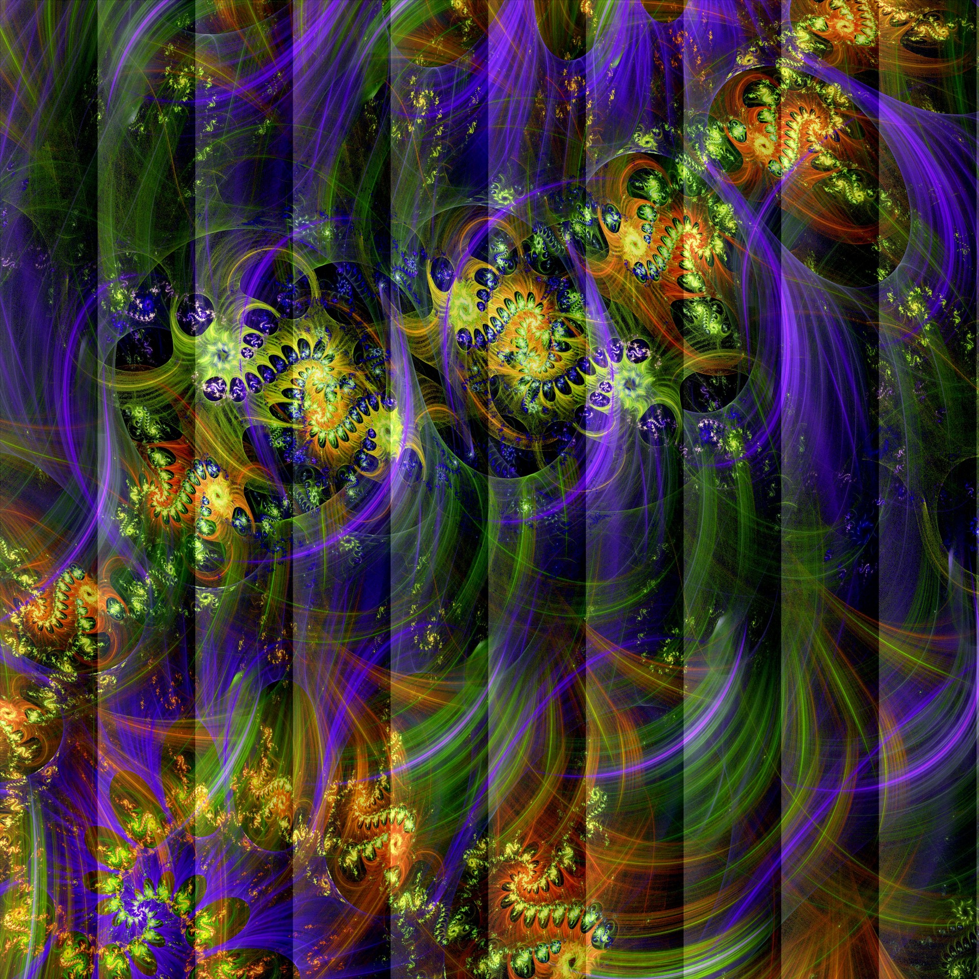 fractal color pattern free photo