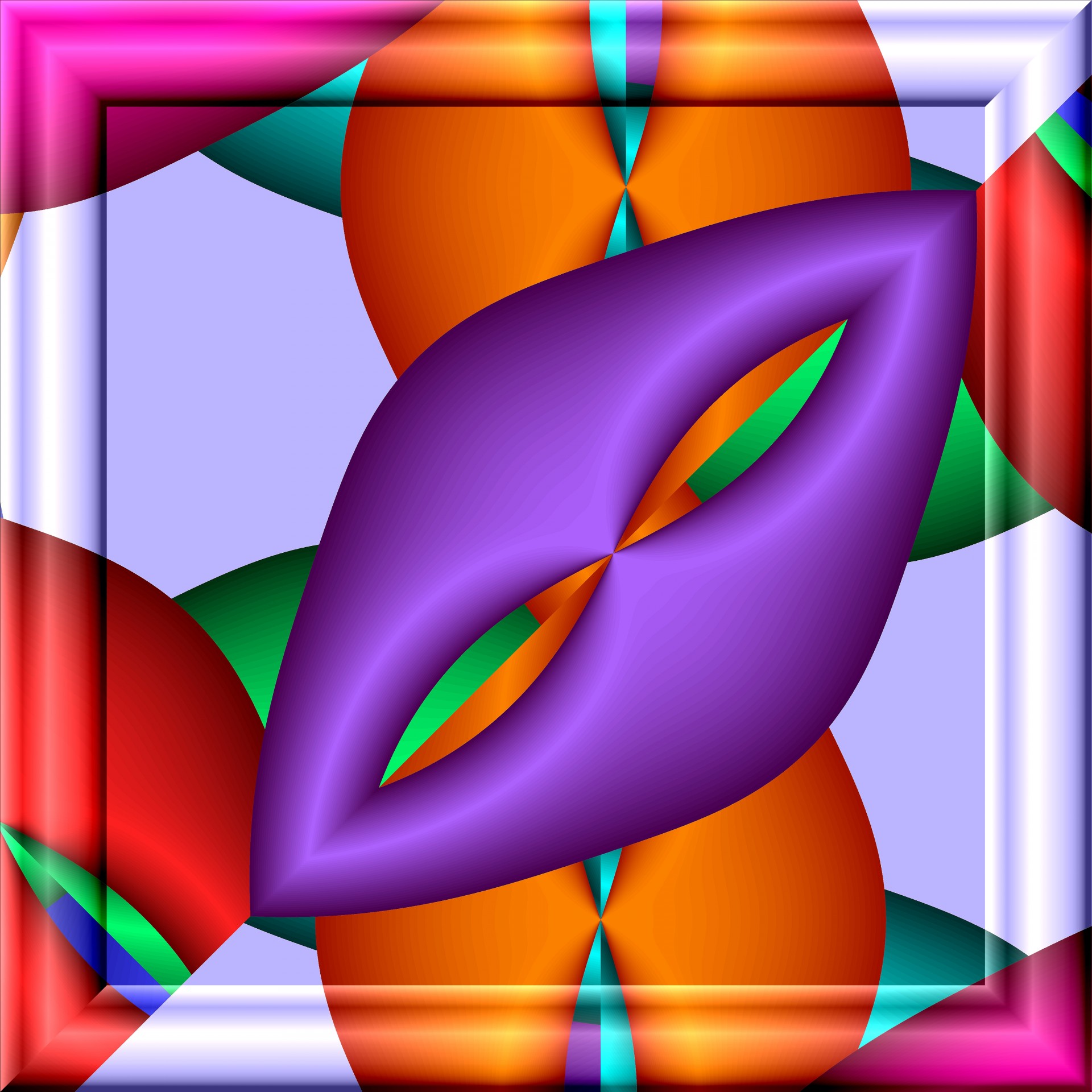 fractal violet color free photo