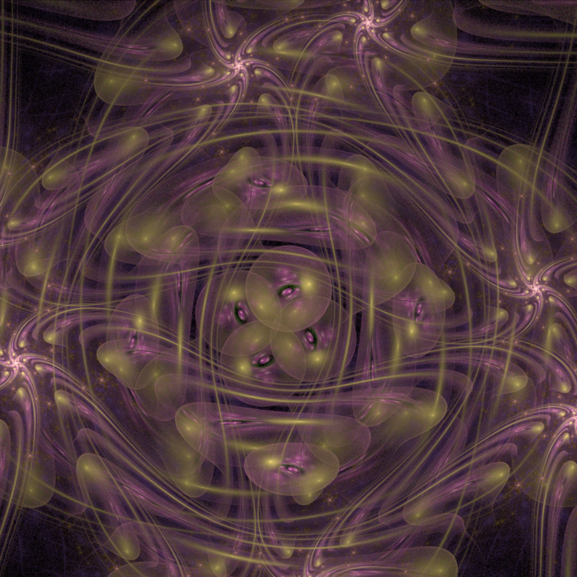 violet bubbles fractal free photo