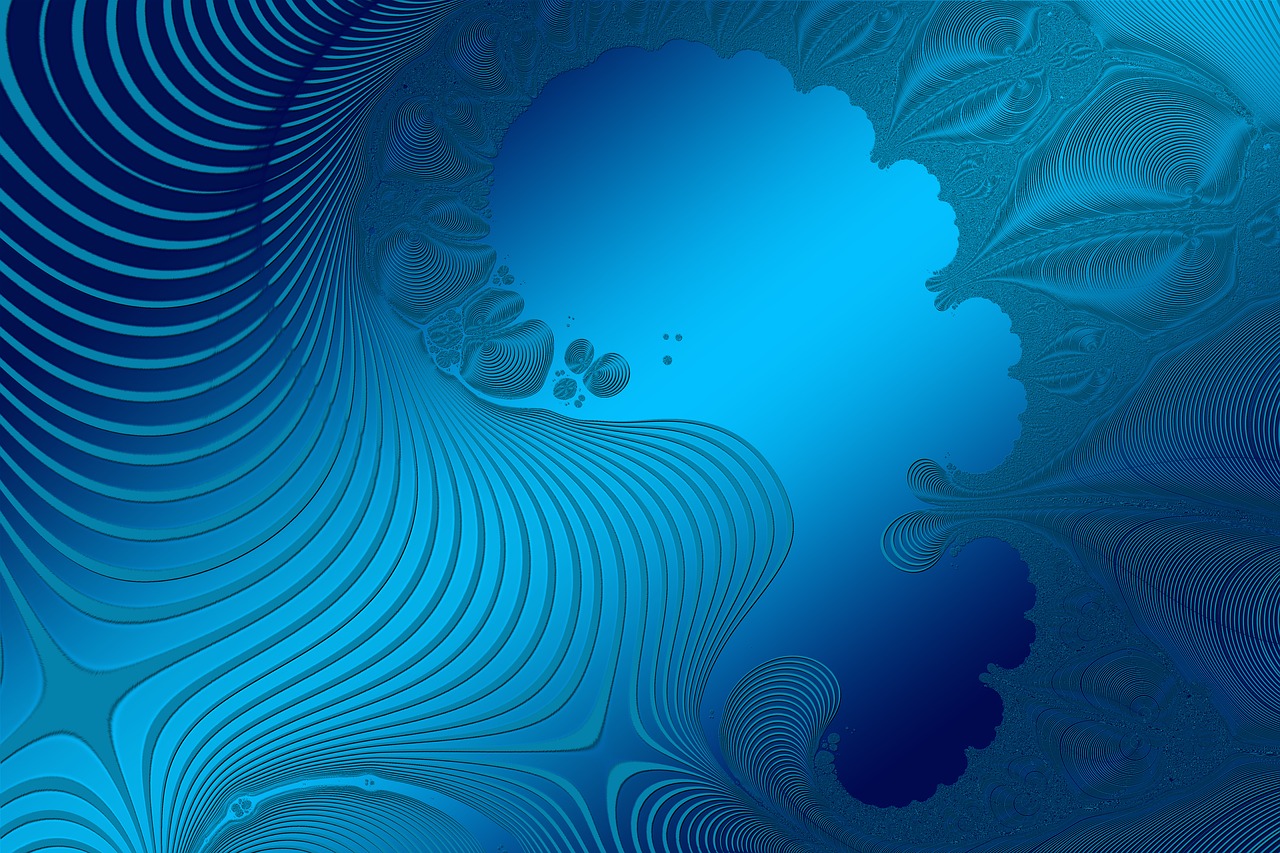 fractals lines wave free photo