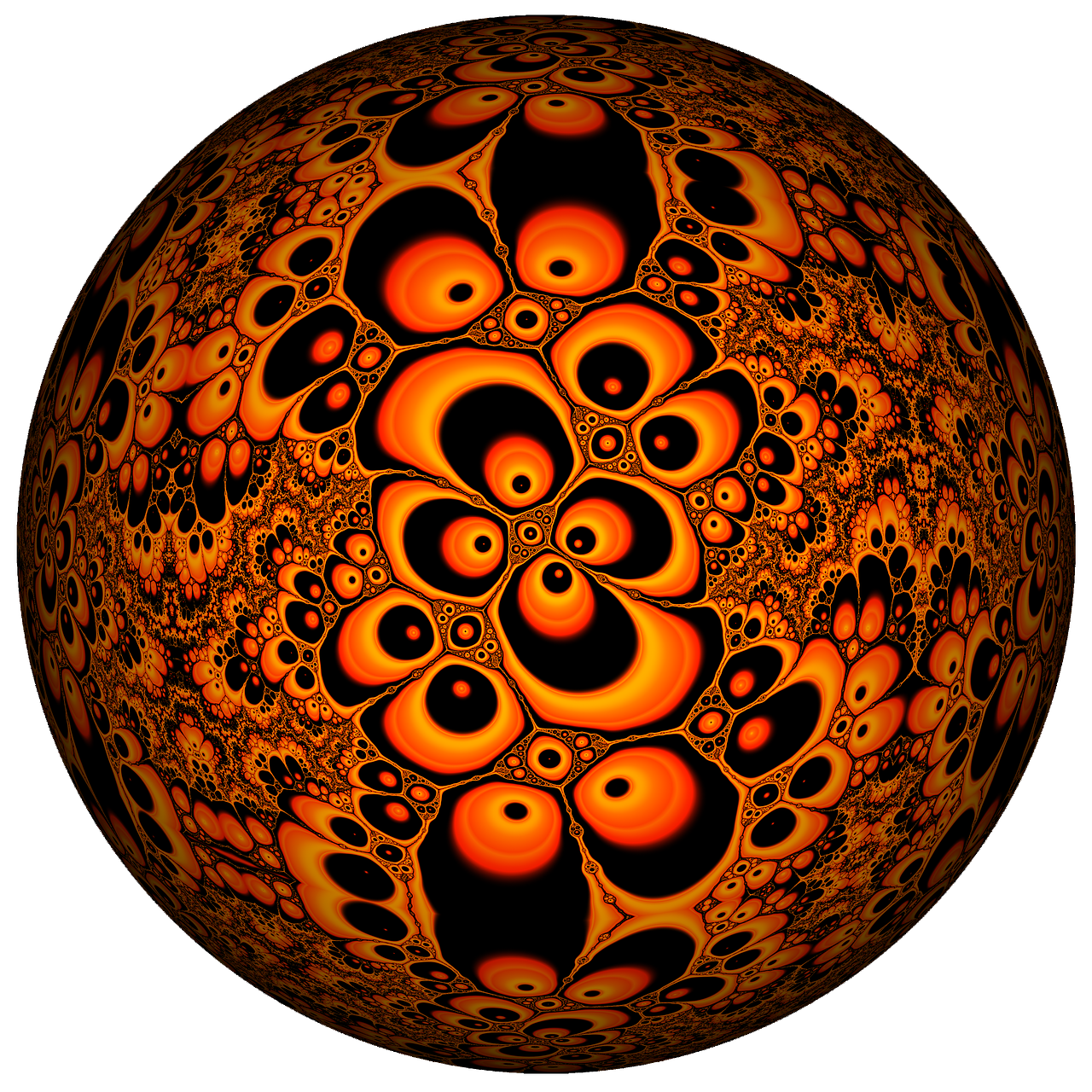 fractals ball about free photo
