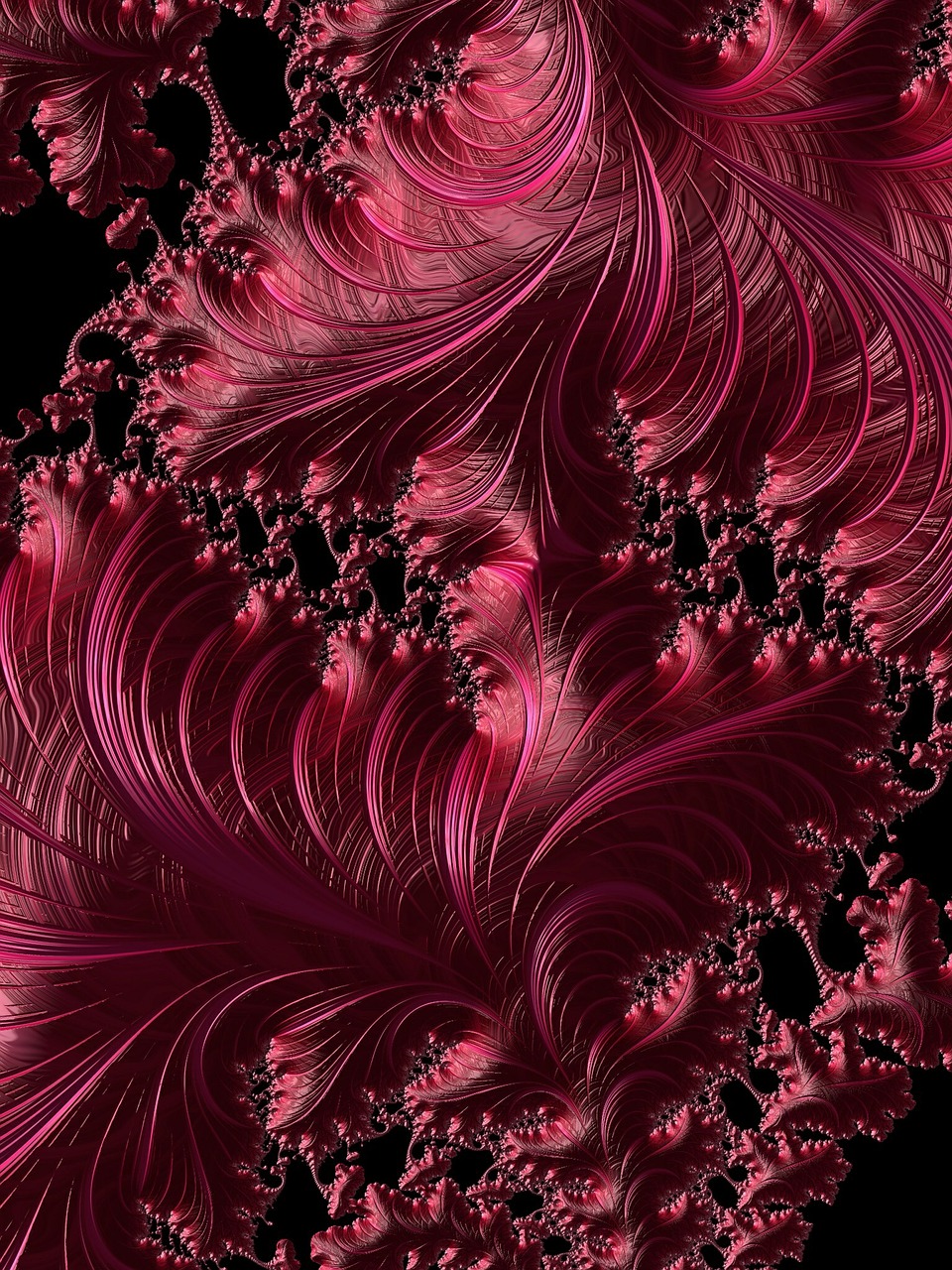 Download free photo of Fractals,red,complex,structure,growth - from ...