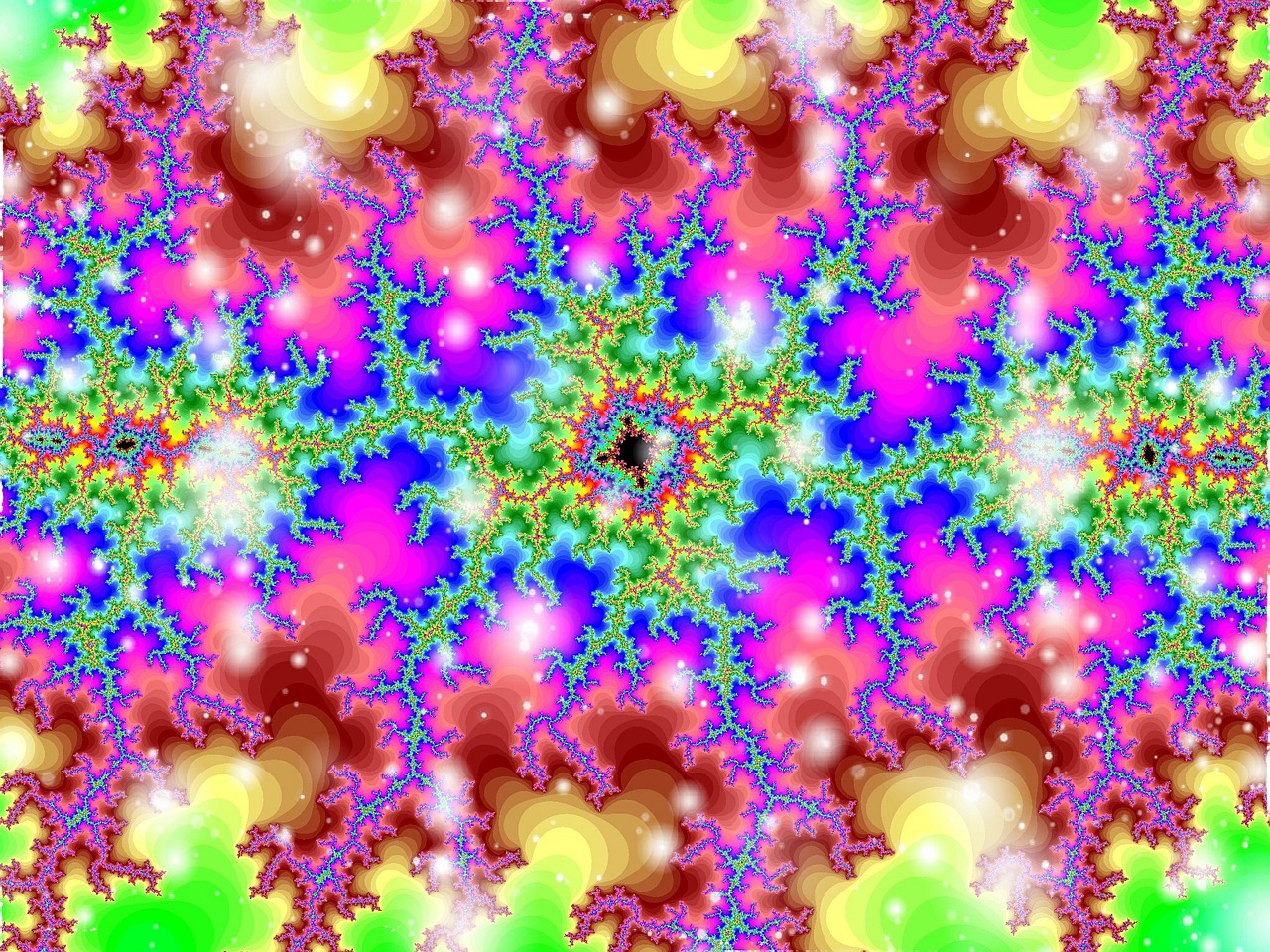 fractals abstraction space free photo