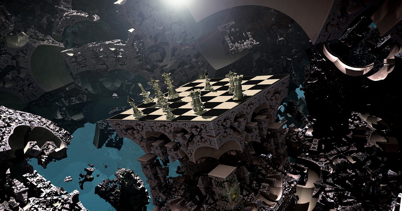 fractals environment chess chess game free photo