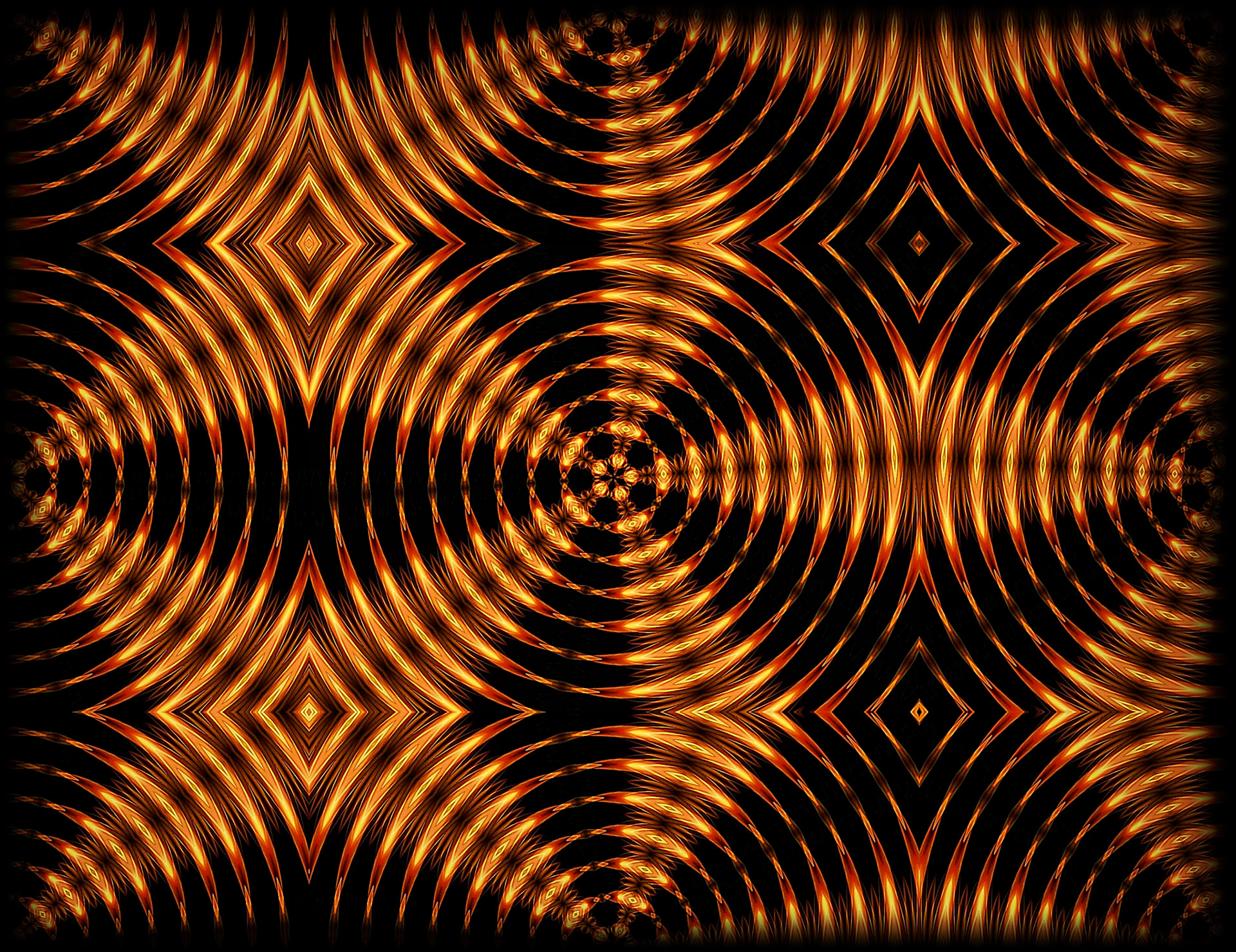 fractal pattern red free photo