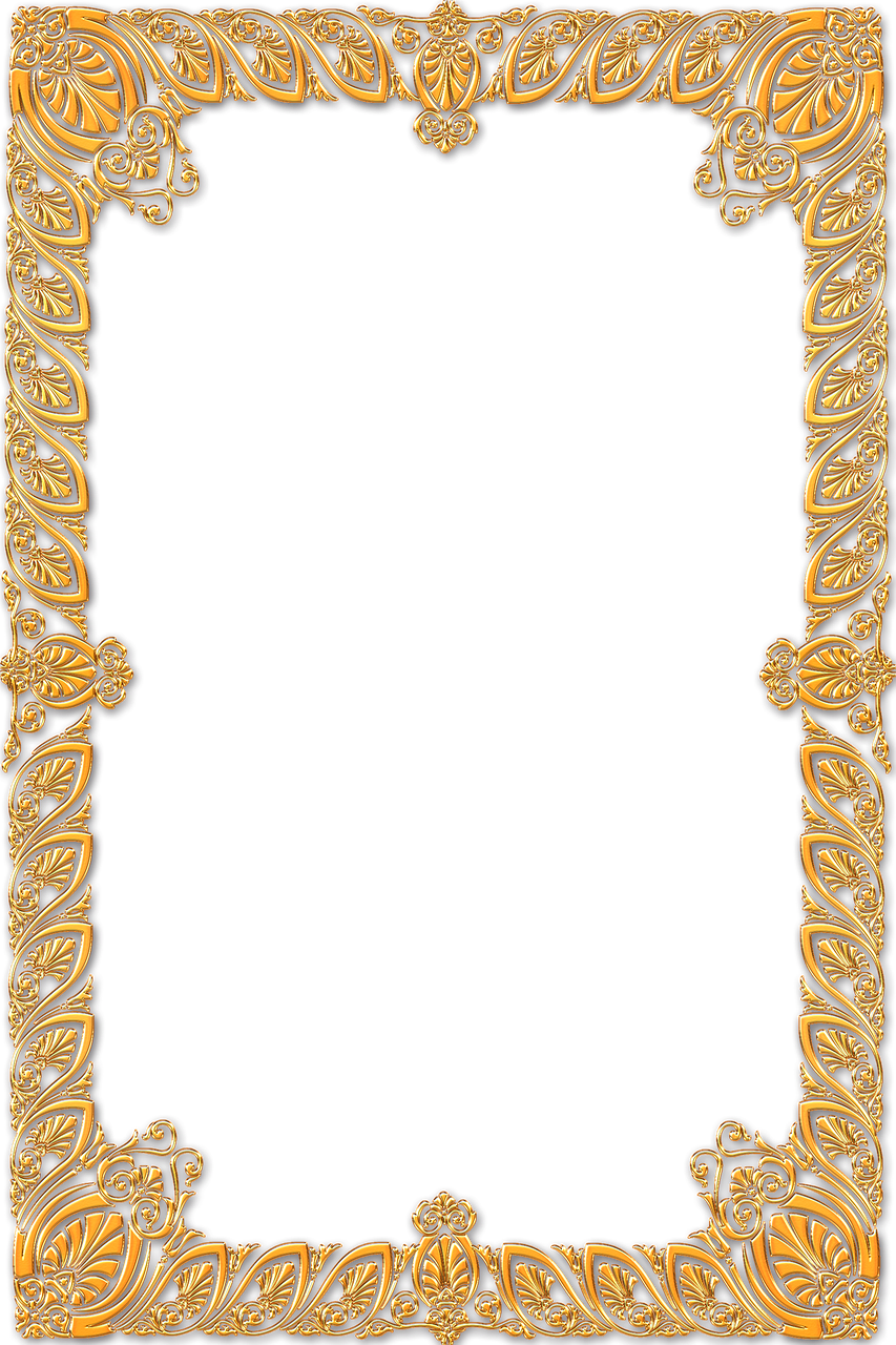 frame ornate gold free photo