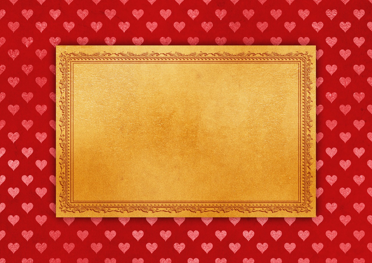 frame  heart  paper free photo