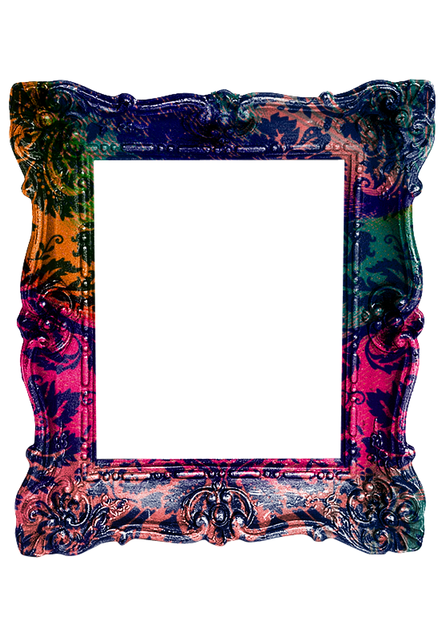 frame  art  colorful free photo