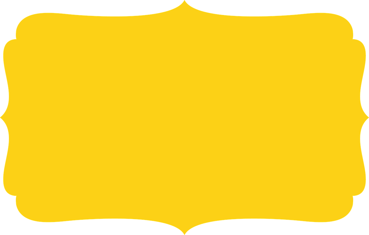 frame edge yellow free photo