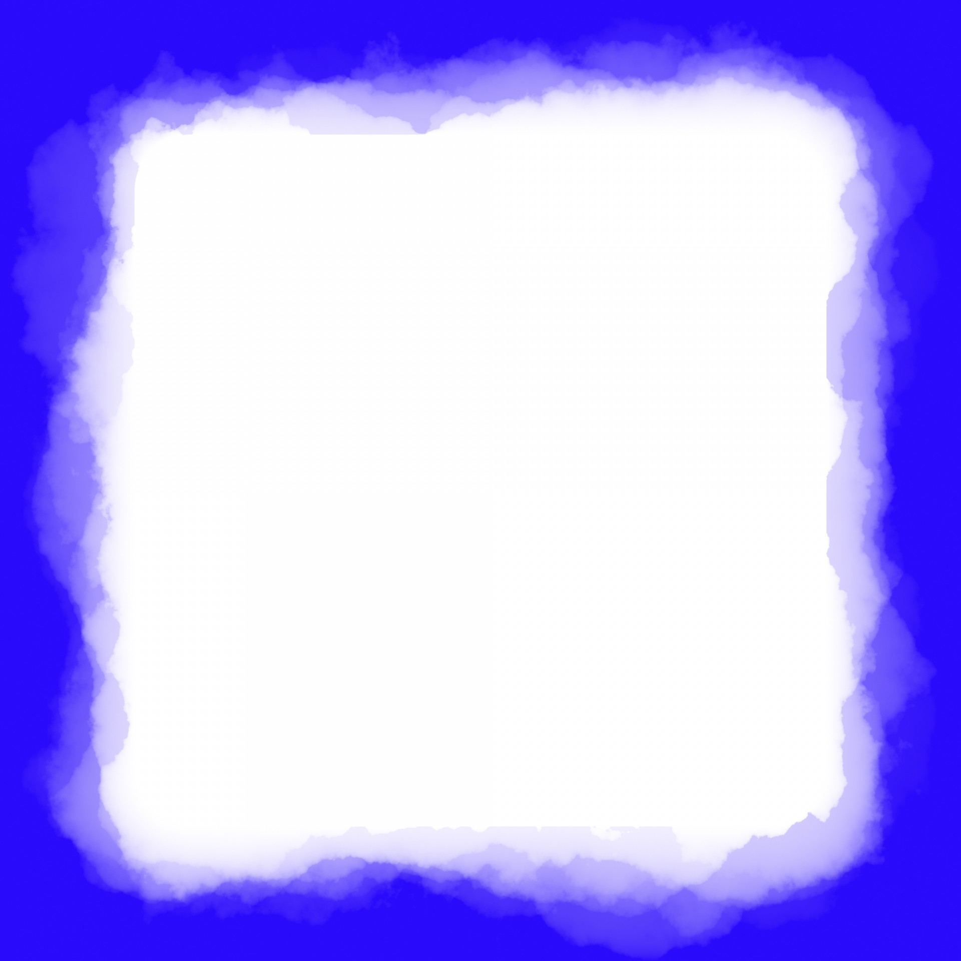 Синяя рамка однотонная
