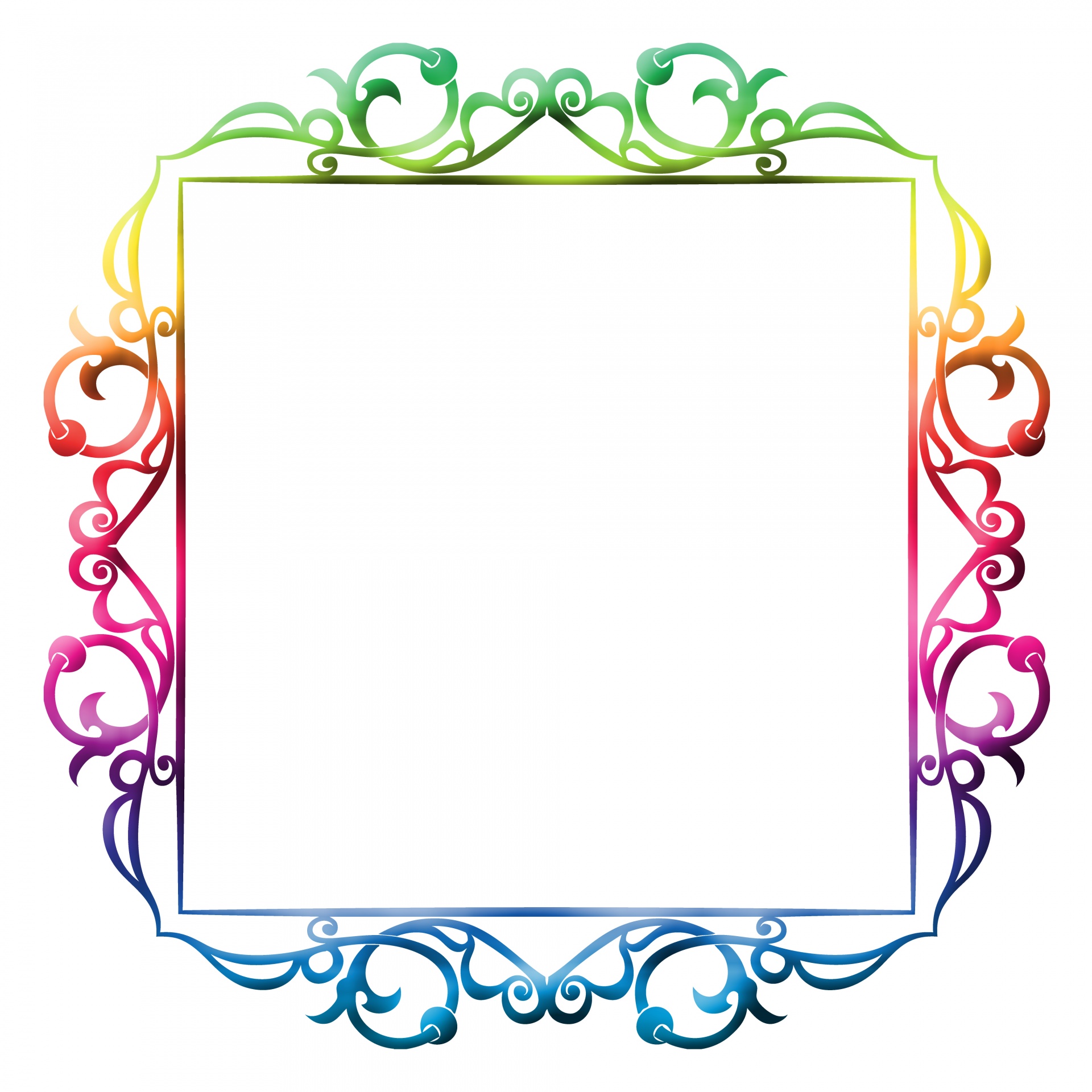 frame picture colorful free photo