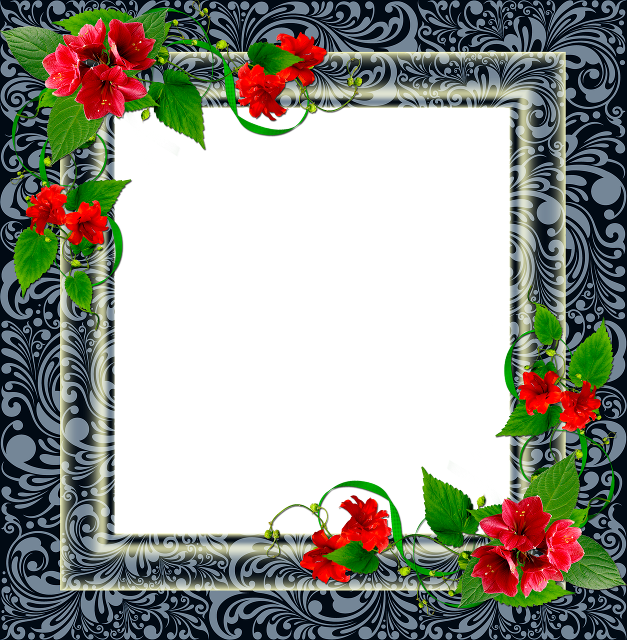 frame png frame photo frame floral free photo