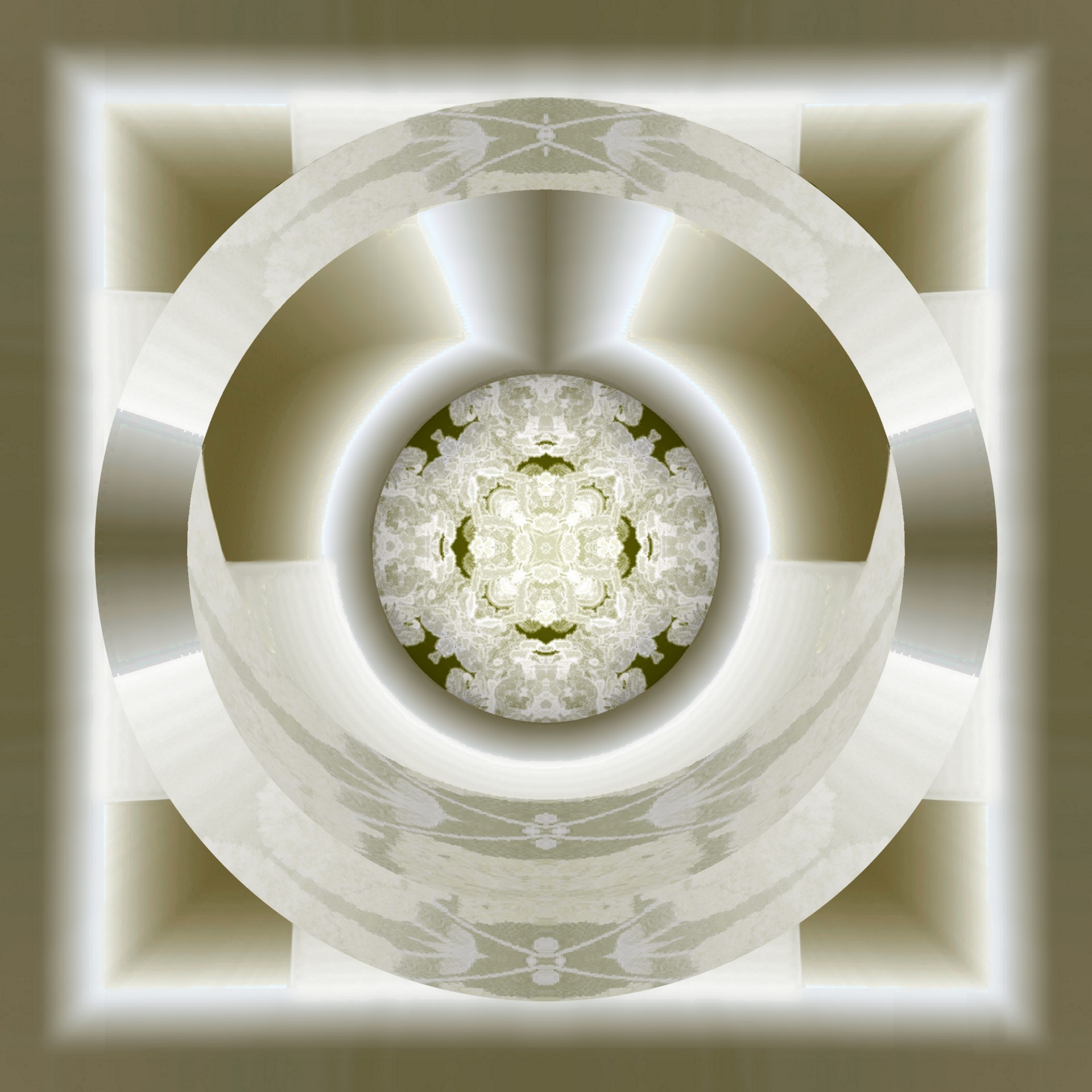 seamless tile repeat design fantasy hubcap free photo