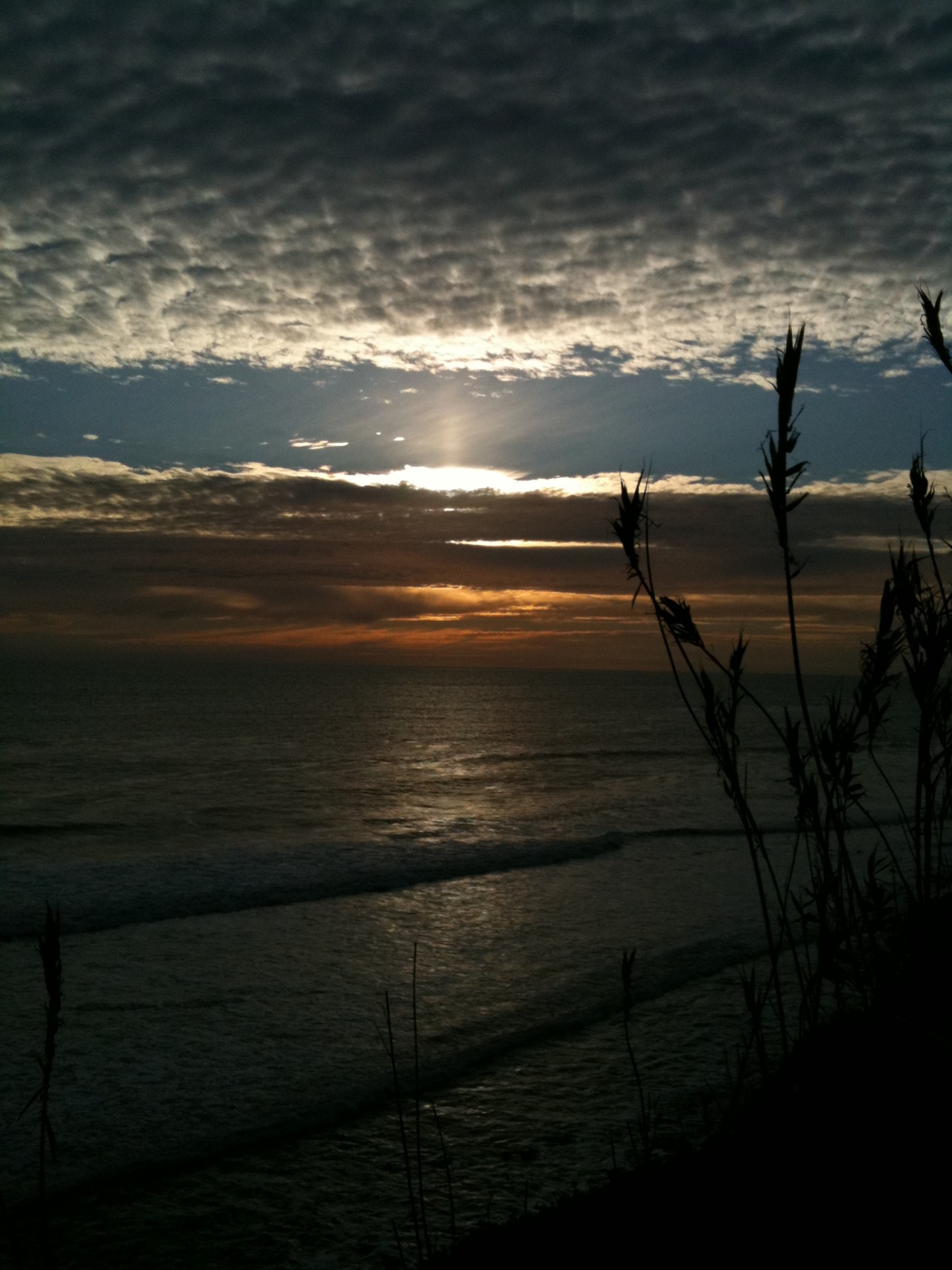 sunset cliffs contrast free photo