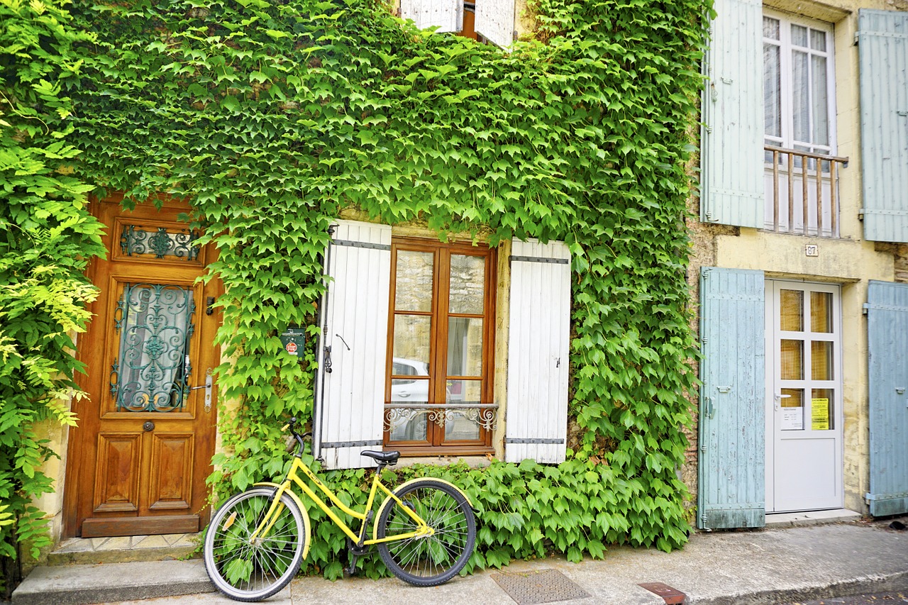 france village bicycle free photo