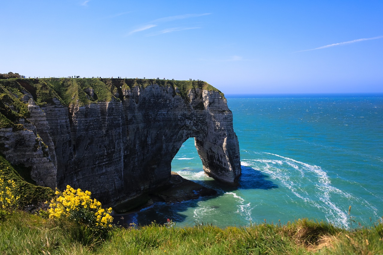 normandy sea entretat free photo