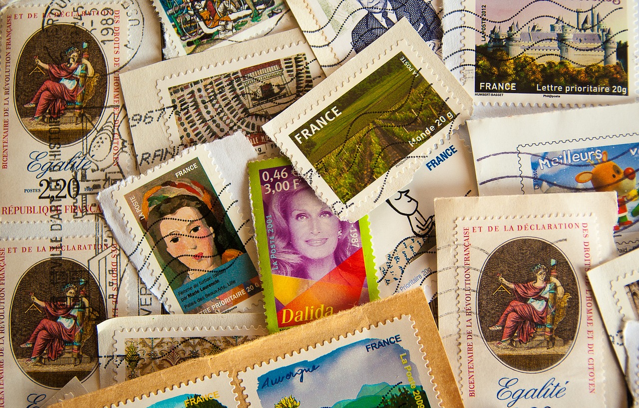 france stamps philately free photo