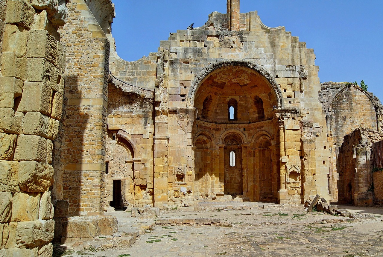 france alet ruins free photo