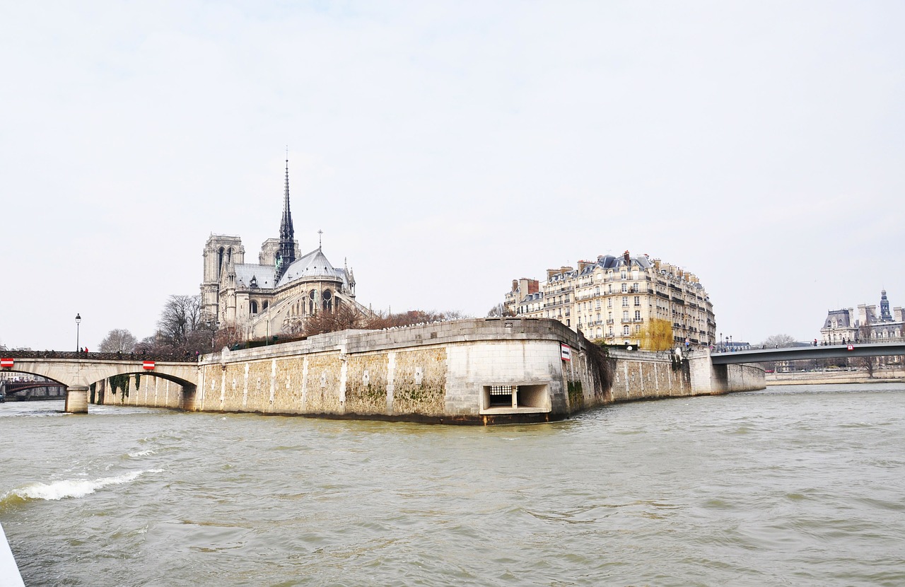 france paris the river seine free photo