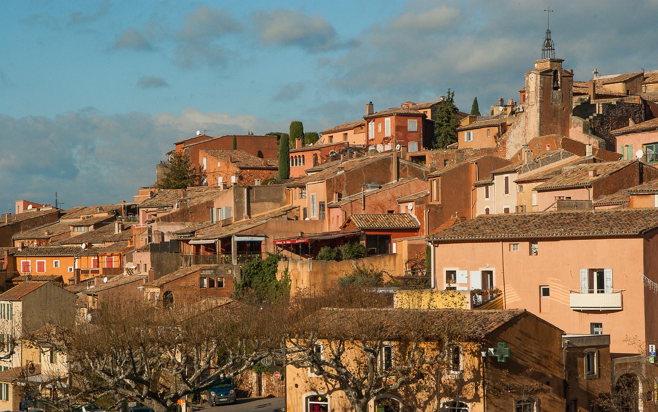 france roussillon village free photo