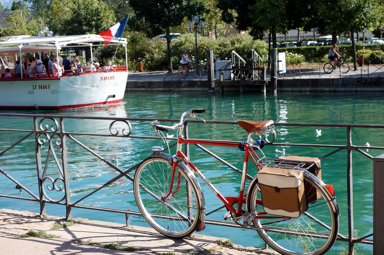 france bike boat free photo