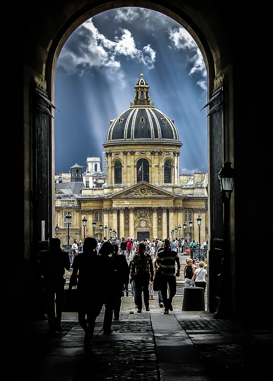 france paris storm free photo