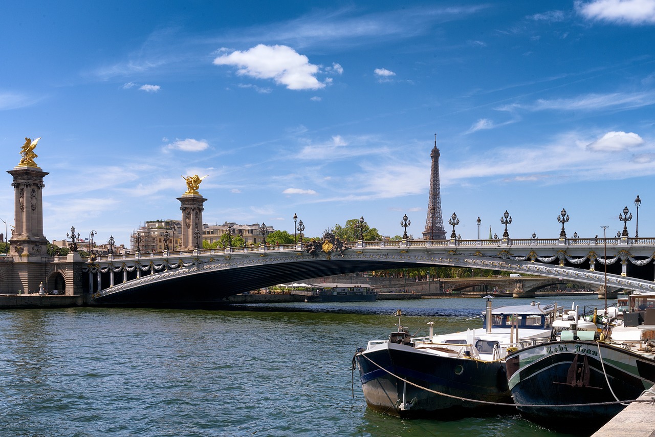 france french seine free photo