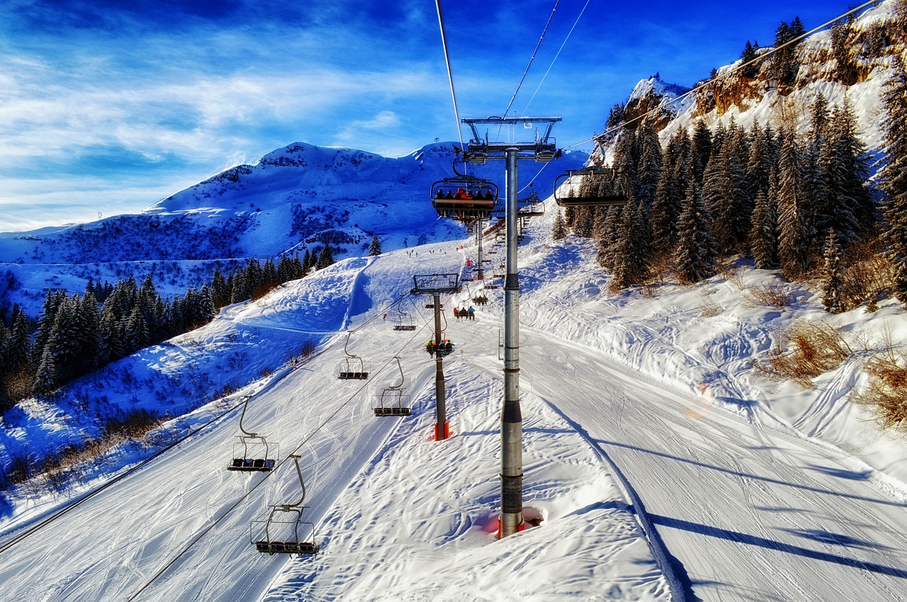 france ski resort mountains free photo