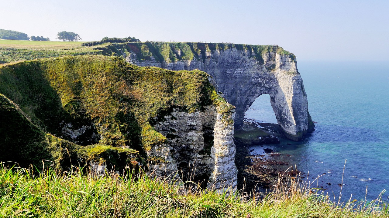 france normandy coast free photo