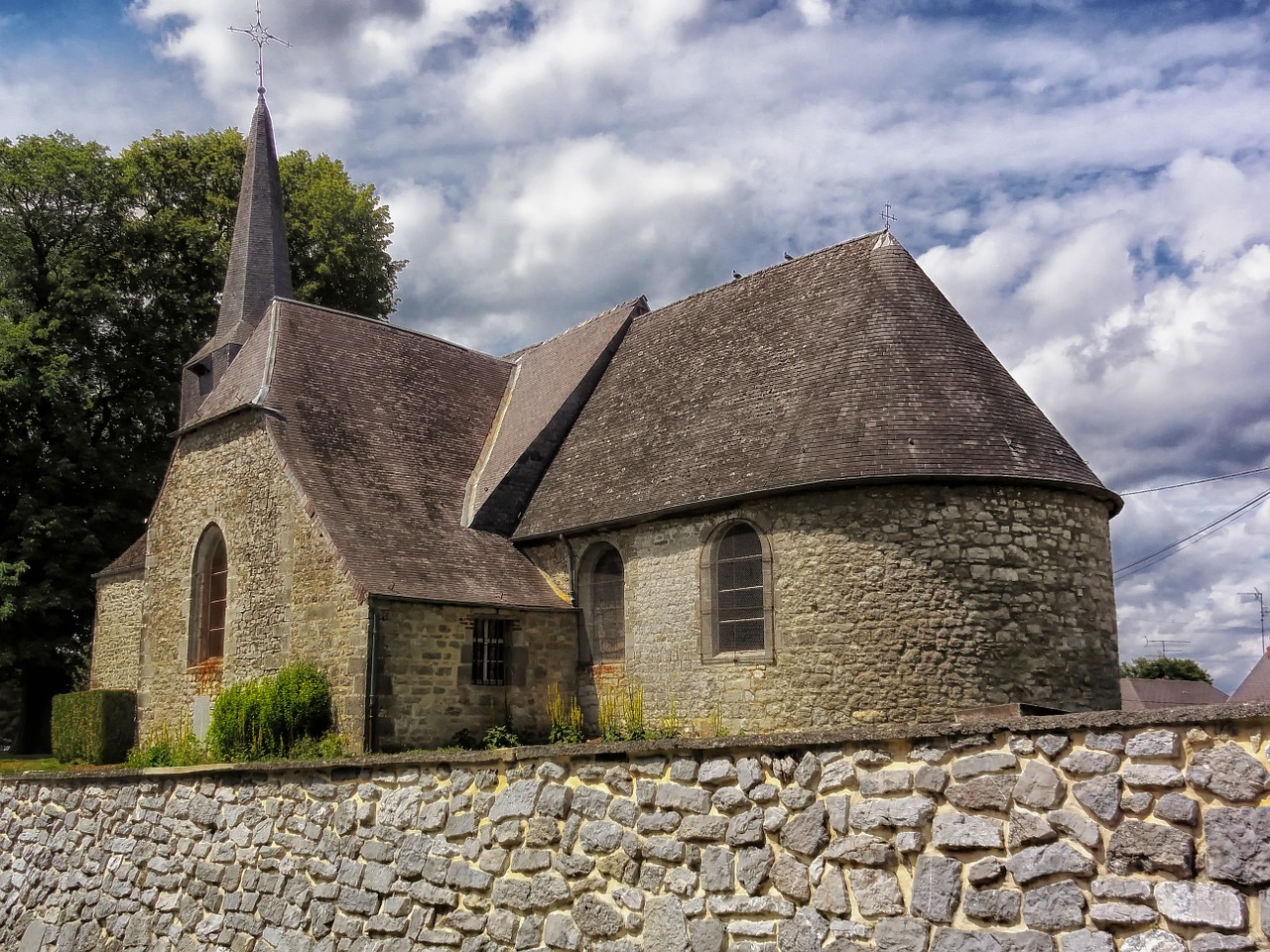 france church faith free photo