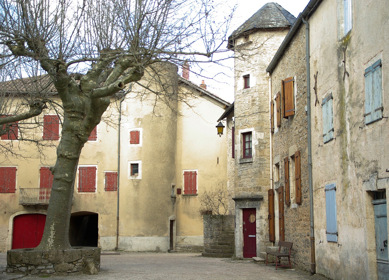 france holy eulalie of cernon medieval village free photo