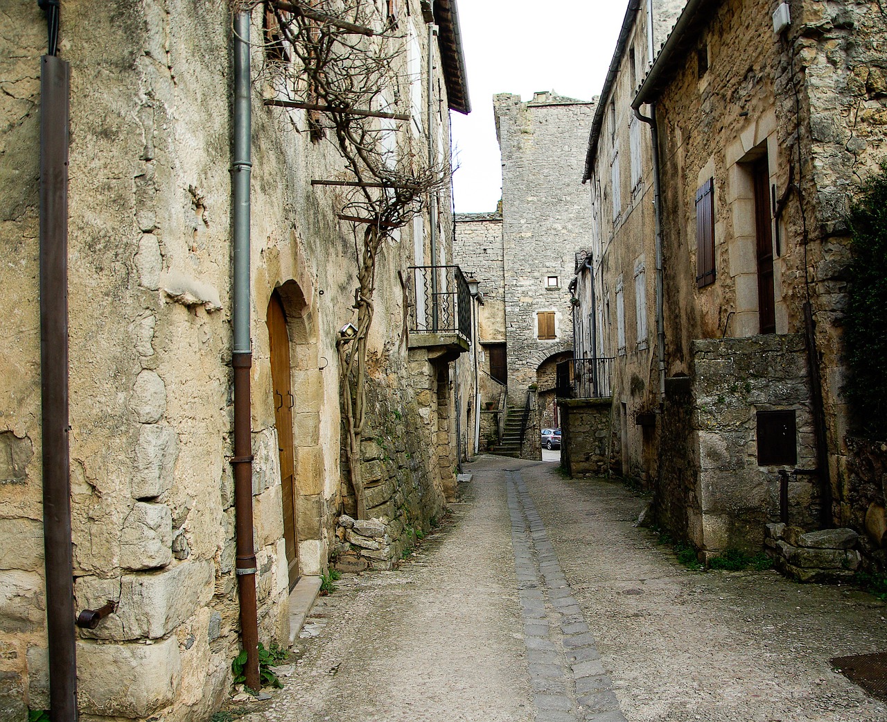 france holy eulalie of cernon medieval village free photo