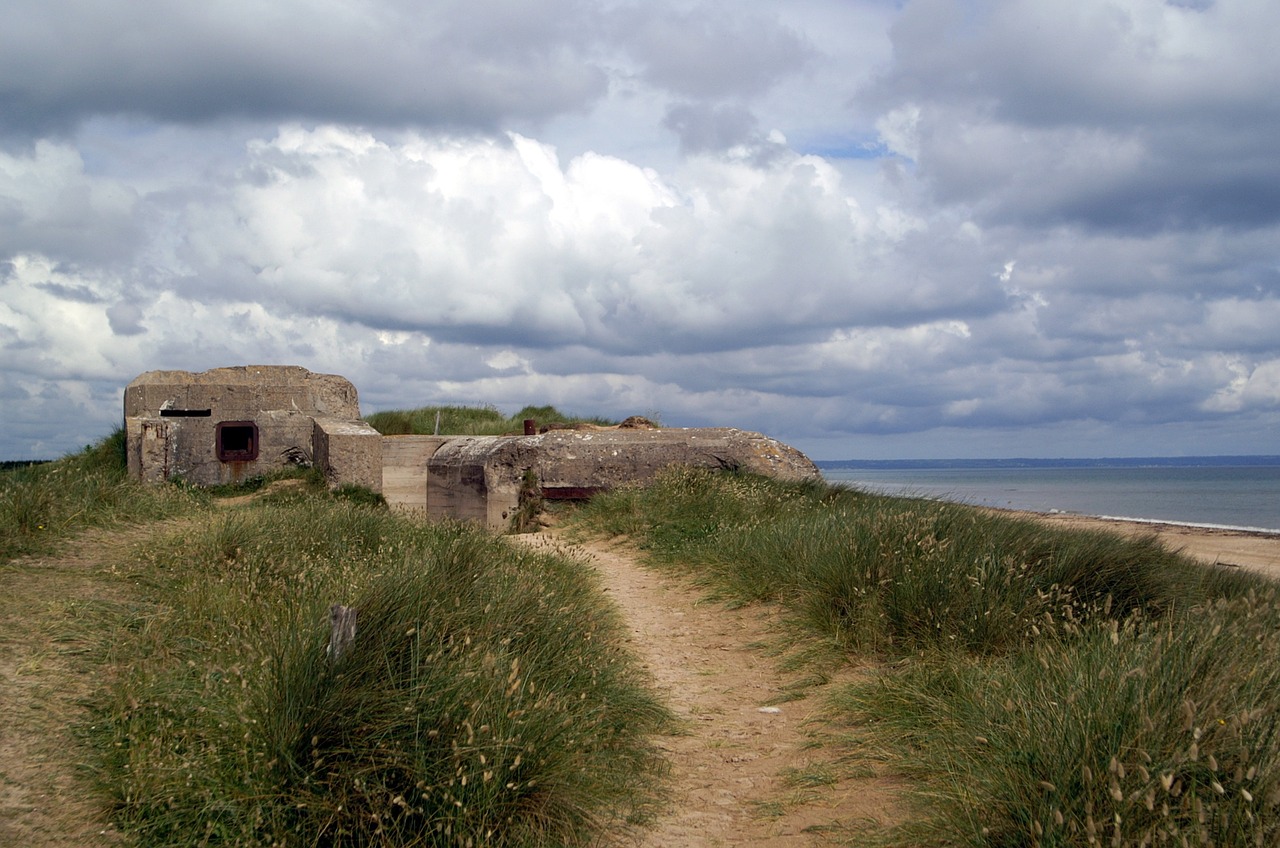 france normandy utah beach free photo